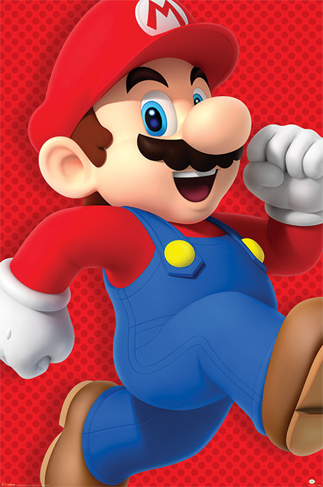 Poster Super Mario - Run | Wall Art, Gifts & Merchandise 
